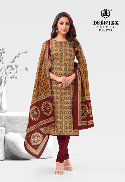 Deeptex Chief Guest Vol 27 Wholesale Printed Cotton Dress Material
